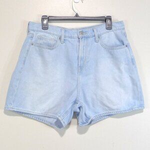 Old Navy Drapey Denim High-Rise Baggy Shorts Size 10